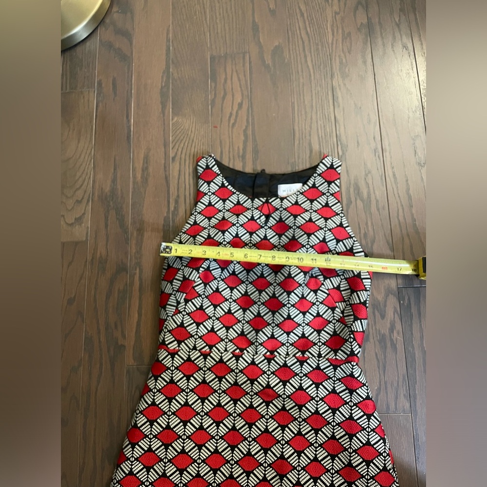 MILLY SLIM SHIFT DRESS POPPY SIZE 6 - Picture 15 of 15